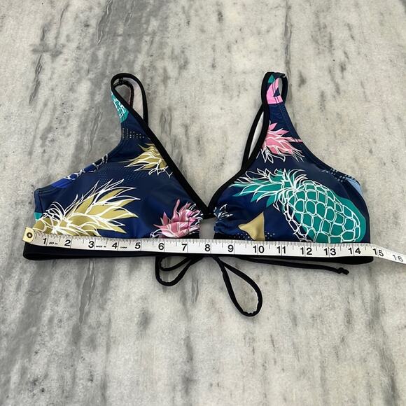 Pineapple Print 2pc String Bikini Swimsuit Size Large - Picture 8 of 10